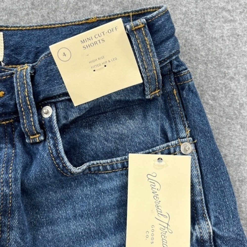 Universal Thread‎ High Rise Denim Mini Cut-Off Shorts - Picture 5 of 9
